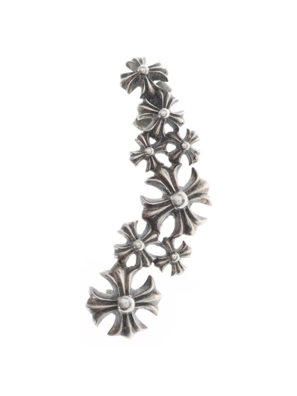 Chrome Hearts Climber CH Pls Crimber CH Plus Earrings Ear Cuff Silver